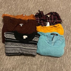 Size small long sleeve bundle